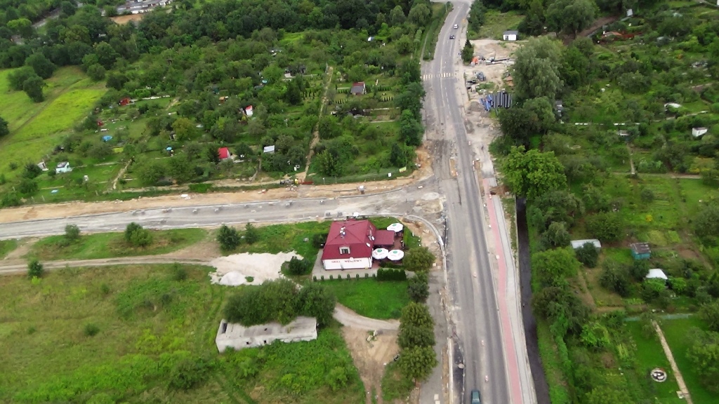 Zobaczcie, jak dziś wygląda ulica Jaworzyńska z lotu ptaka