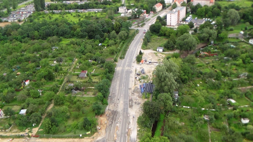 Zobaczcie, jak dziś wygląda ulica Jaworzyńska z lotu ptaka