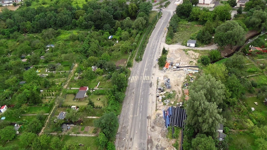 Zobaczcie, jak dziś wygląda ulica Jaworzyńska z lotu ptaka