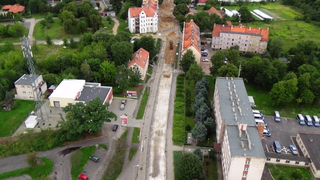 Zobaczcie, jak dziś wygląda ulica Jaworzyńska z lotu ptaka