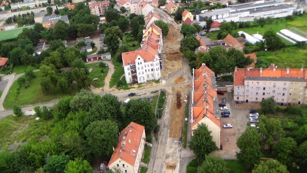 Zobaczcie, jak dziś wygląda ulica Jaworzyńska z lotu ptaka