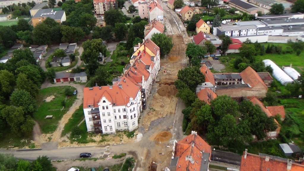 Zobaczcie, jak dziś wygląda ulica Jaworzyńska z lotu ptaka
