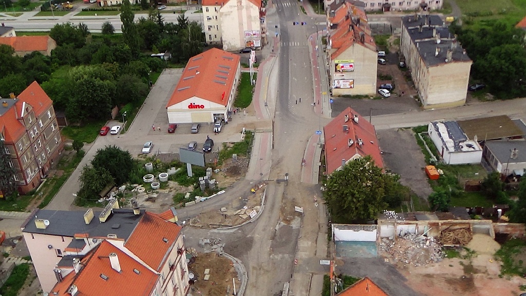 Zobaczcie, jak dziś wygląda ulica Jaworzyńska z lotu ptaka