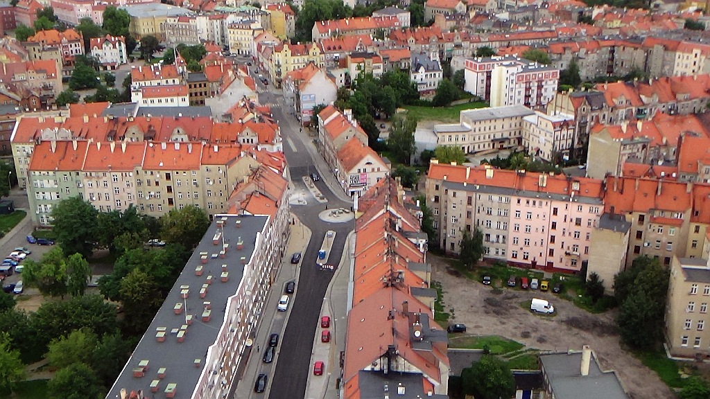 Zobaczcie, jak dziś wygląda ulica Jaworzyńska z lotu ptaka