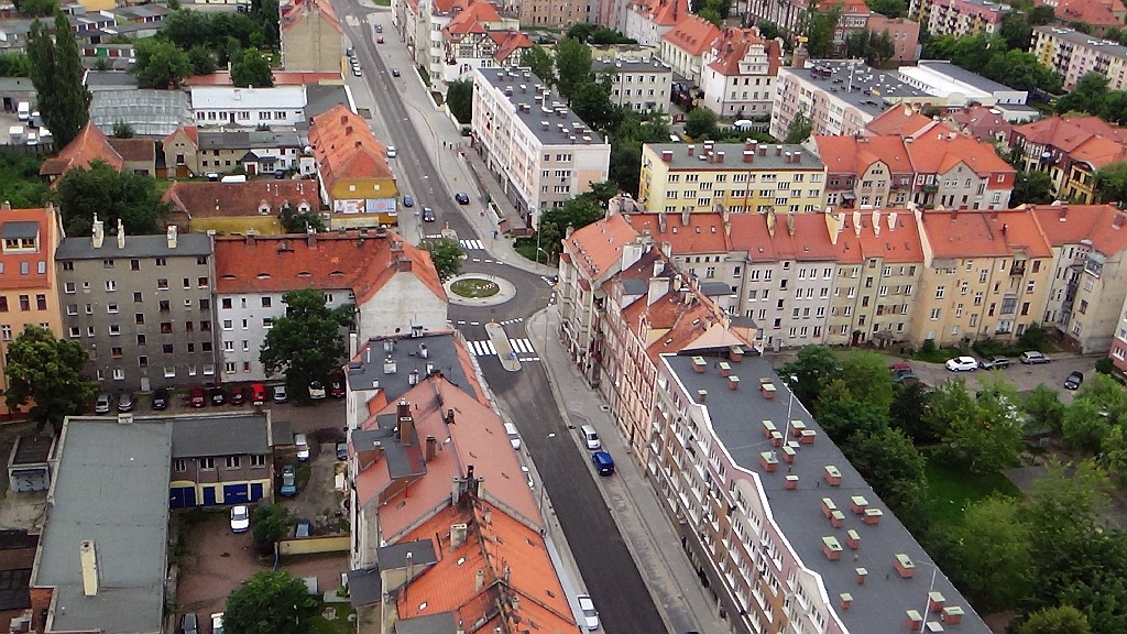 Zobaczcie, jak dziś wygląda ulica Jaworzyńska z lotu ptaka