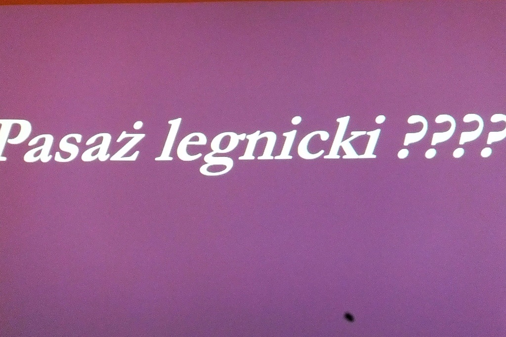 Wojciech Morawiec i Roger Piaskowski o „Pasażu Legnickim”