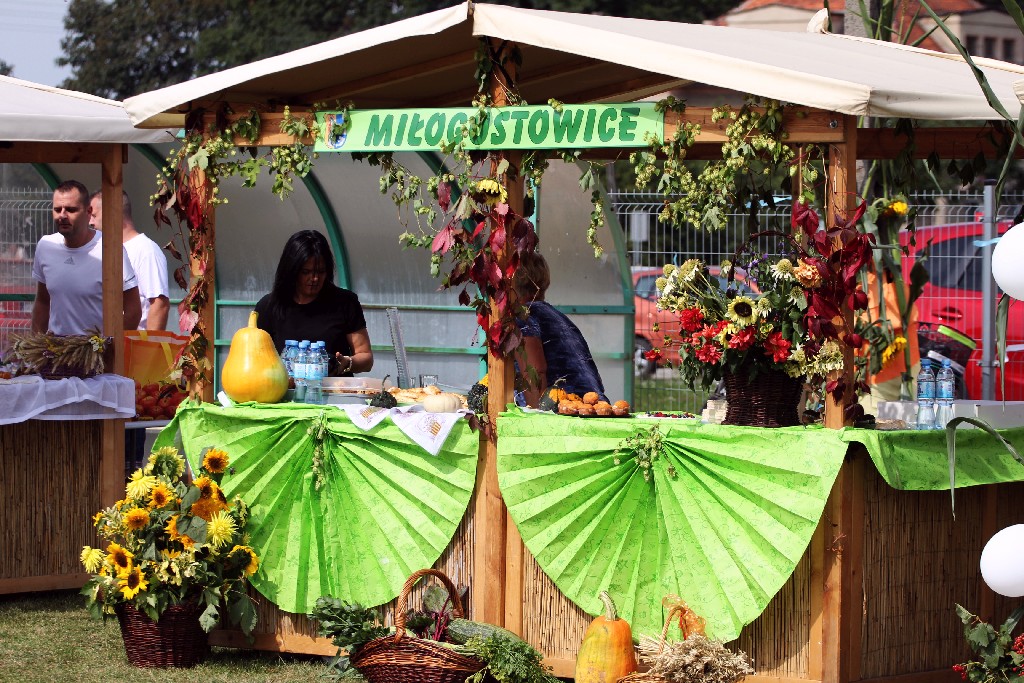 Mieszkańcy gminy Kunice bawią się na dożynkach gminnych