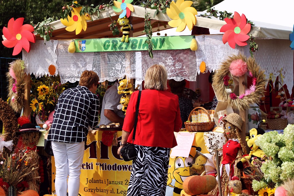 Mieszkańcy gminy Kunice bawią się na dożynkach gminnych