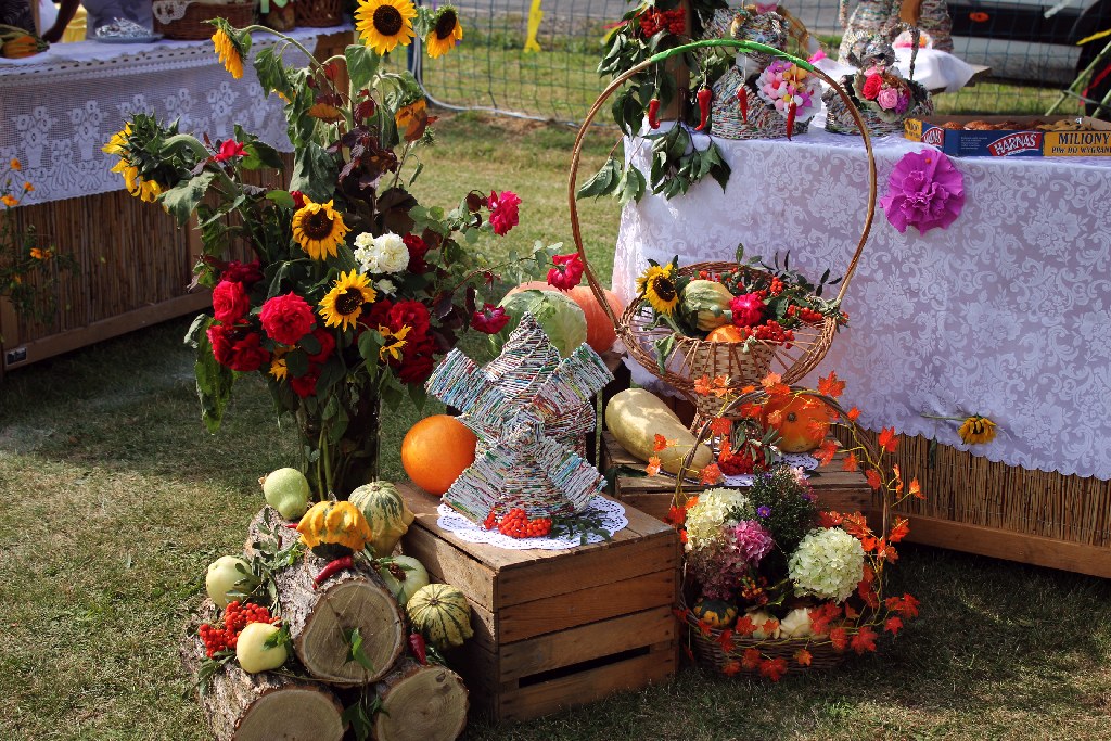 Mieszkańcy gminy Kunice bawią się na dożynkach gminnych