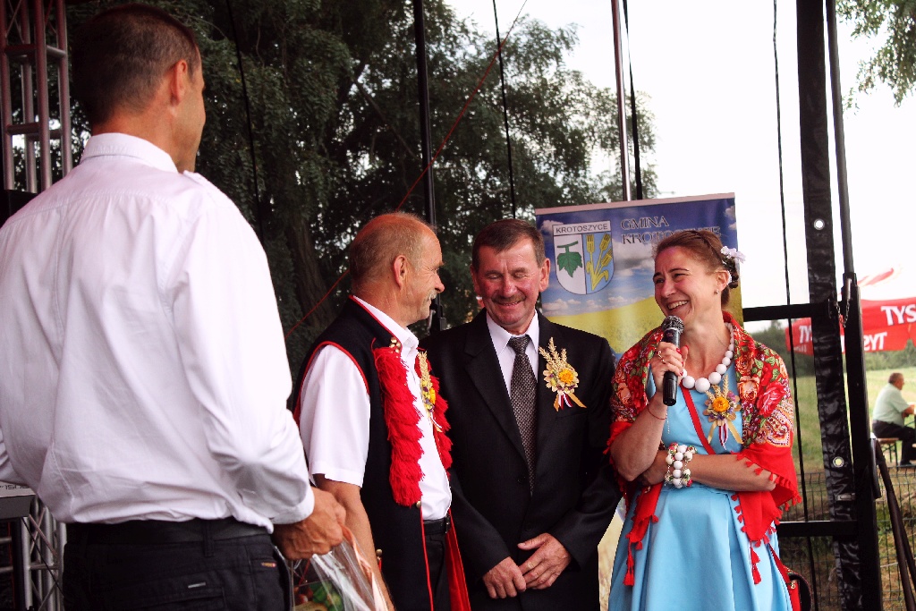 Mieszkańcy gminy Krotoszyce wspólnie świętowali na dożynkach