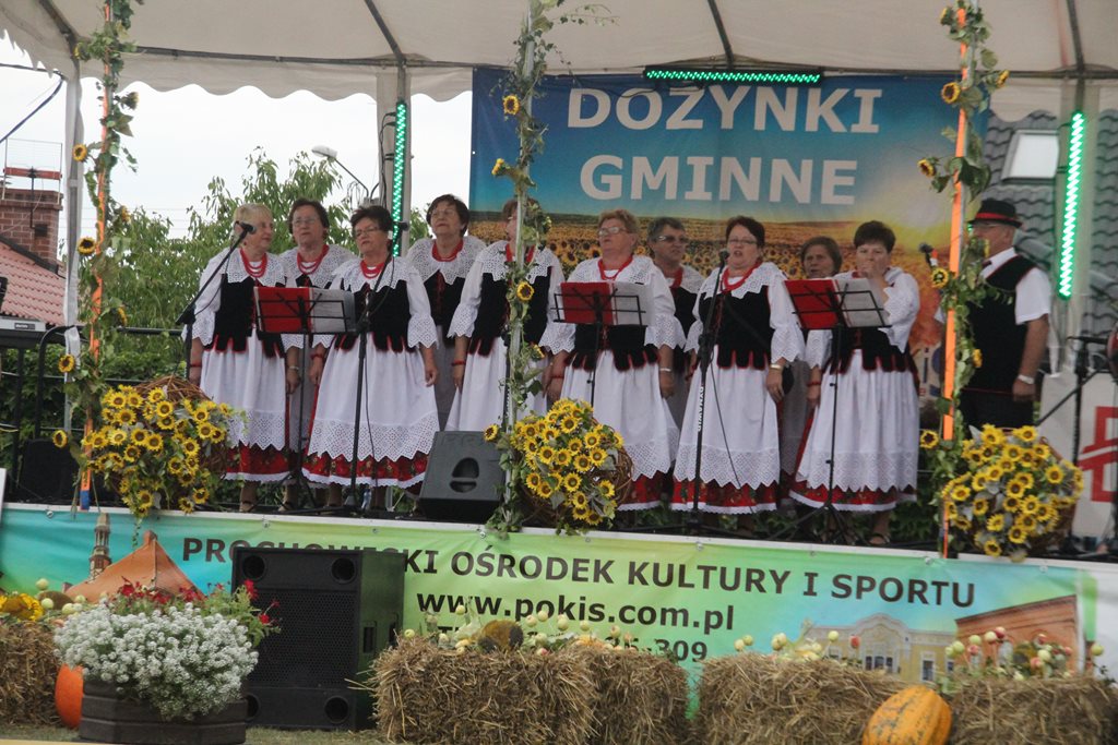 Mieszkańcy gminy Prochowice wspólnie bawili się na dożynkach
