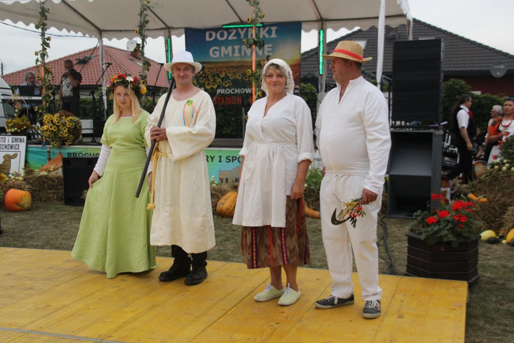 Mieszkańcy gminy Prochowice wspólnie bawili się na dożynkach