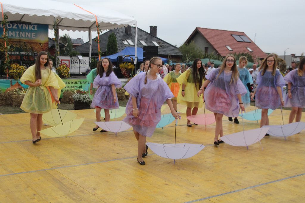 Mieszkańcy gminy Prochowice wspólnie bawili się na dożynkach