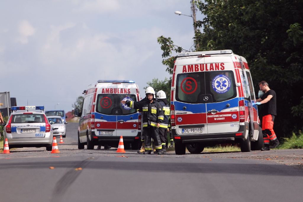Dwie osoby ranne w wypadku do którego doszło w Ziemnicach