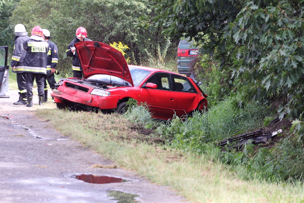 Dwie osoby ranne w wypadku do którego doszło w Ziemnicach
