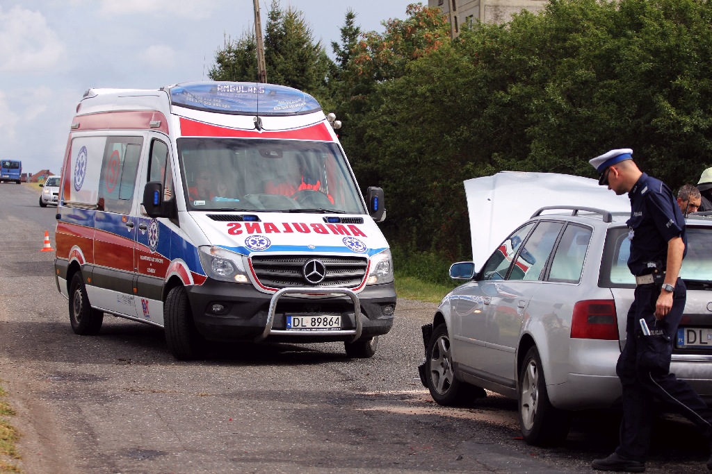 Dwie osoby ranne w wypadku do którego doszło w Ziemnicach