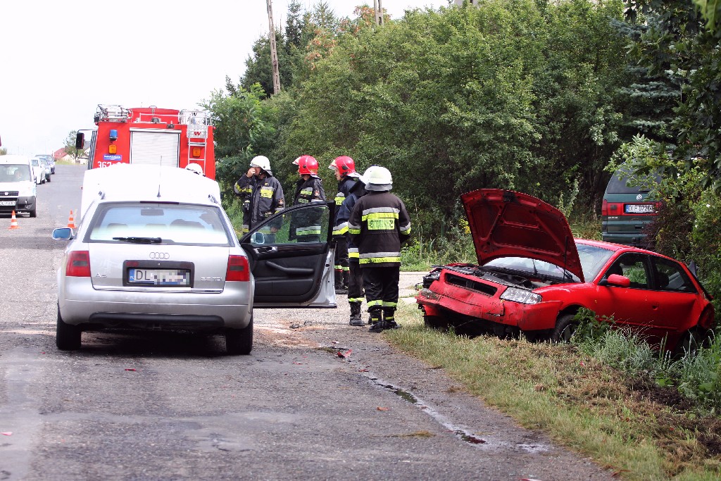 Dwie osoby ranne w wypadku do którego doszło w Ziemnicach