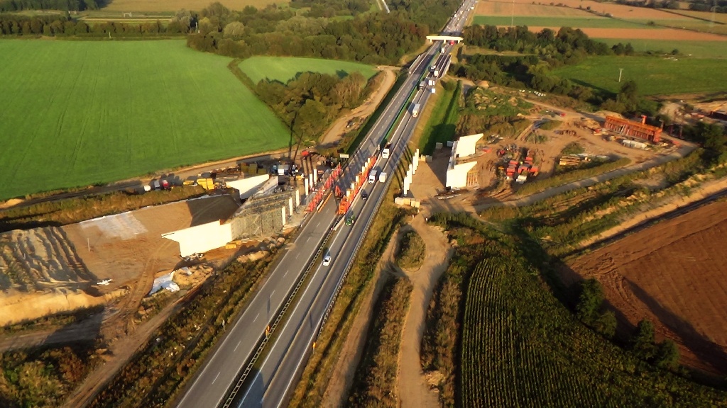 Budują drogę S3 z Legnicy do Lubina. Kolejny raport z lotu ptaka