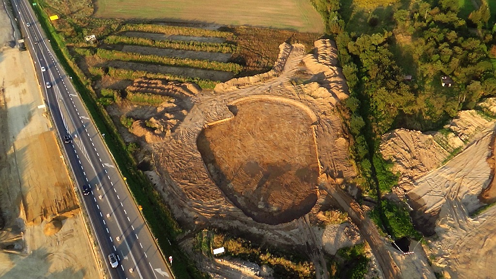 Budują drogę S3 z Legnicy do Lubina. Kolejny raport z lotu ptaka