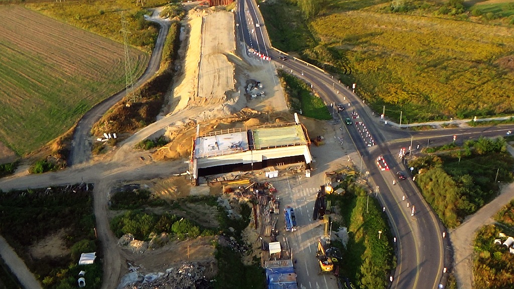 Budują drogę S3 z Legnicy do Lubina. Kolejny raport z lotu ptaka