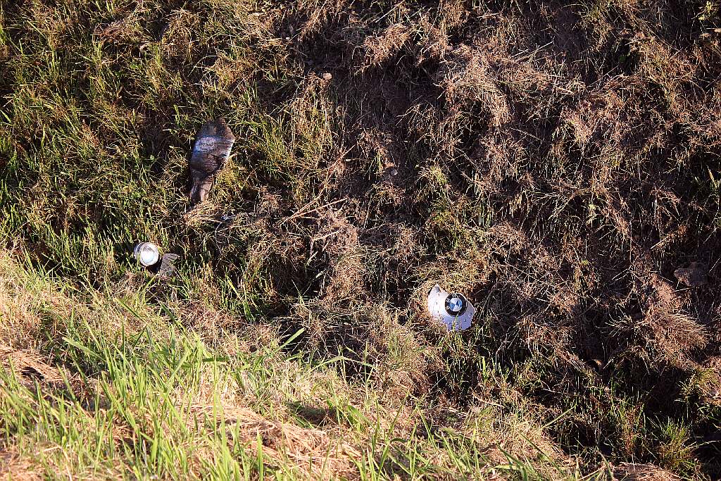 Trzy osoby ranne w wypadku. Na A4 dachował samochód