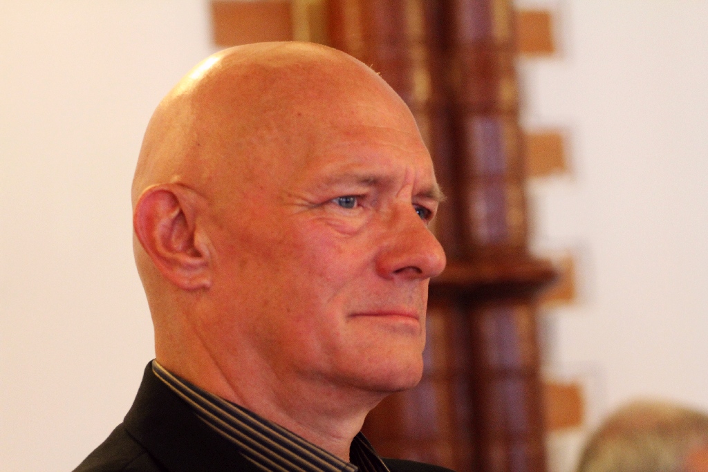 W bibliotece odbył się wernisaż wystawy Michała Warchiła