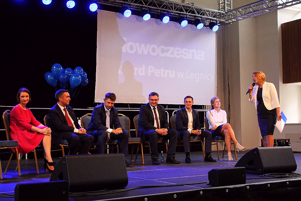 Przewodniczący Nowoczesnej Ryszard Petru odwiedził Legnicę