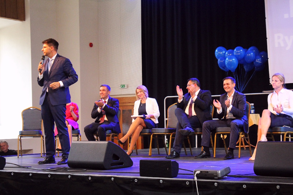 Przewodniczący Nowoczesnej Ryszard Petru odwiedził Legnicę