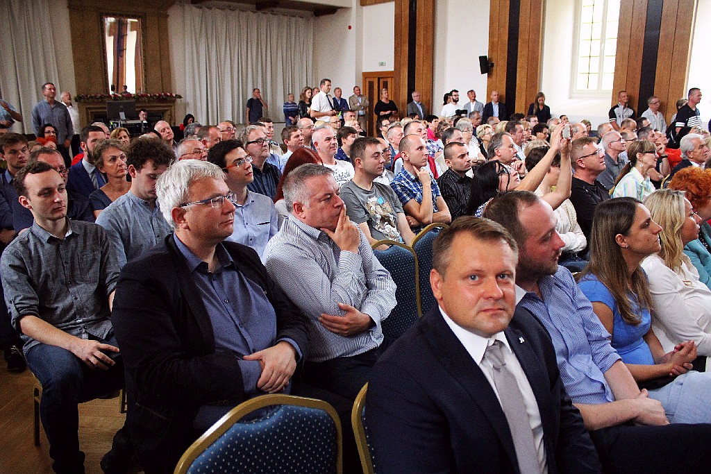 Przewodniczący Nowoczesnej Ryszard Petru odwiedził Legnicę