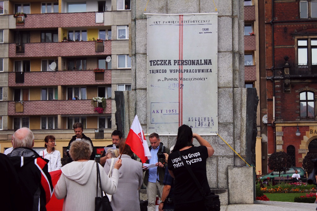 Happeningiem uczcili 77. rocznicę agresji ZSRR na Polskę