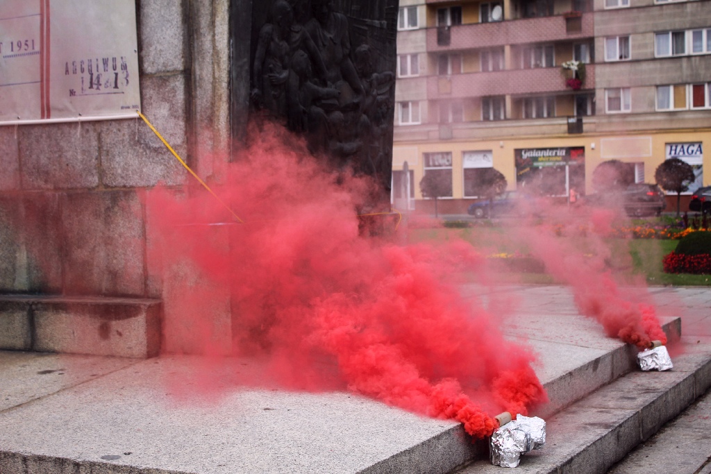 Happeningiem uczcili 77. rocznicę agresji ZSRR na Polskę