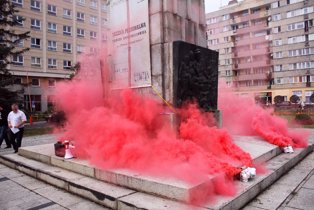 Happeningiem uczcili 77. rocznicę agresji ZSRR na Polskę