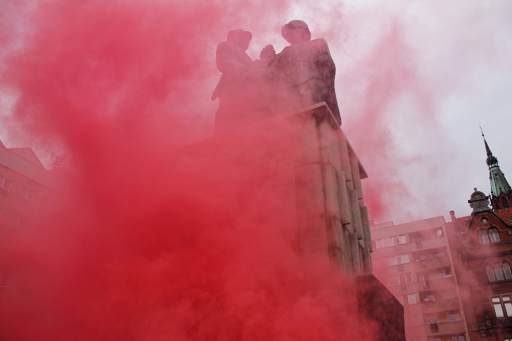 Happeningiem uczcili 77. rocznicę agresji ZSRR na Polskę