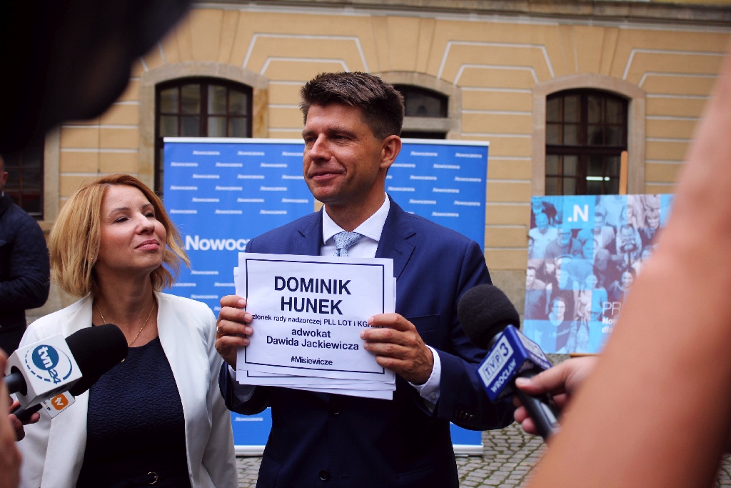 Przewodniczący Nowoczesnej Ryszard Petru odwiedził Legnicę