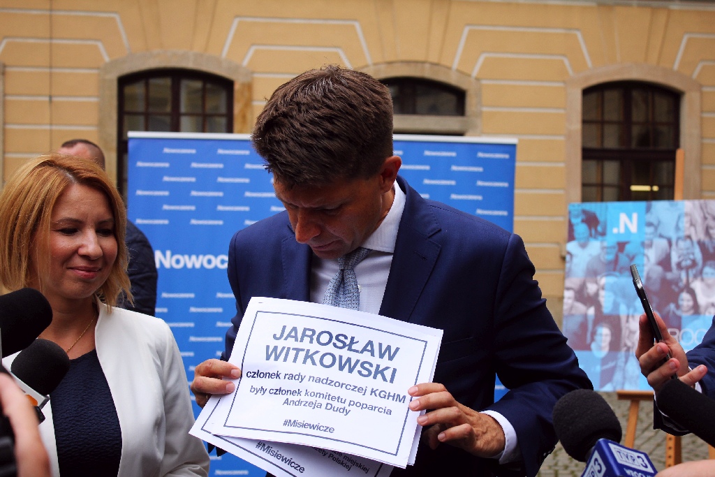 Przewodniczący Nowoczesnej Ryszard Petru odwiedził Legnicę