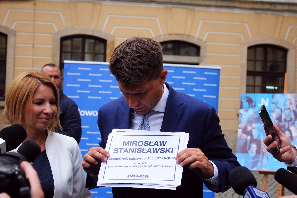 Przewodniczący Nowoczesnej Ryszard Petru odwiedził Legnicę