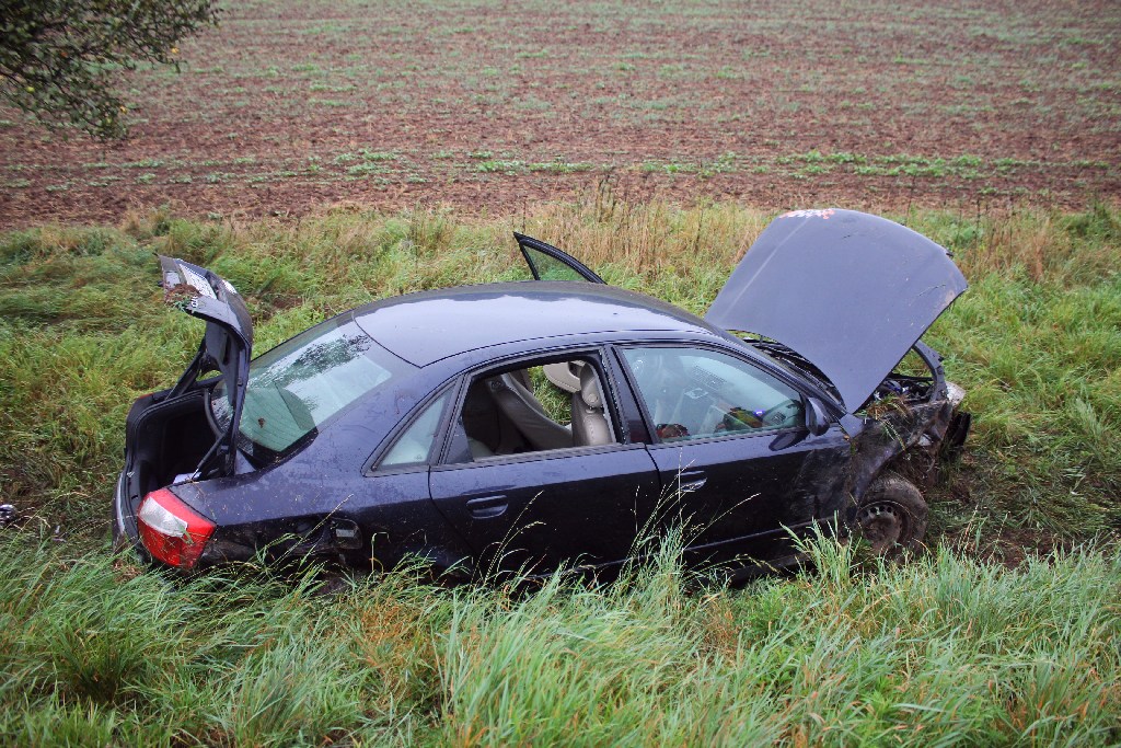 Dwie osoby lekko ranne w wypadku w Pątnowie Legnickim