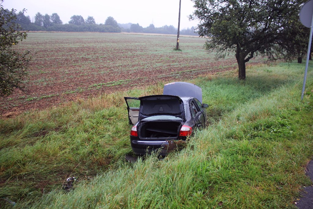 Dwie osoby lekko ranne w wypadku w Pątnowie Legnickim