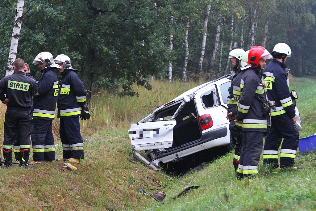 Na drodze nr 93 w okolicach Kawic doszło do śmiertelnego wypadku
