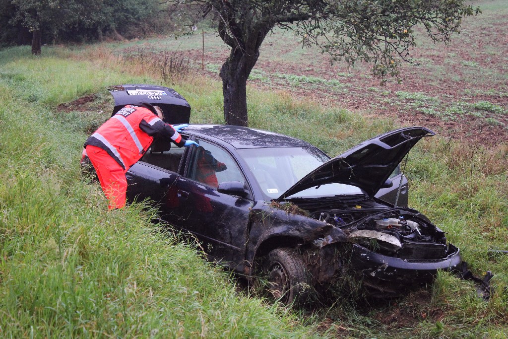Dwie osoby lekko ranne w wypadku w Pątnowie Legnickim