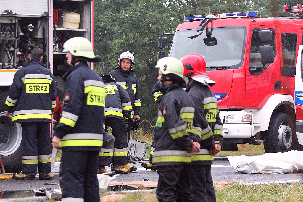 Na drodze nr 93 w okolicach Kawic doszło do śmiertelnego wypadku