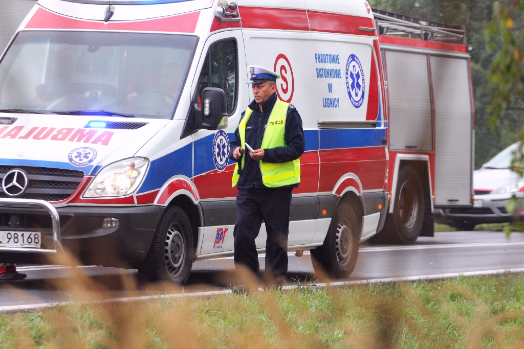 Na drodze nr 93 w okolicach Kawic doszło do śmiertelnego wypadku