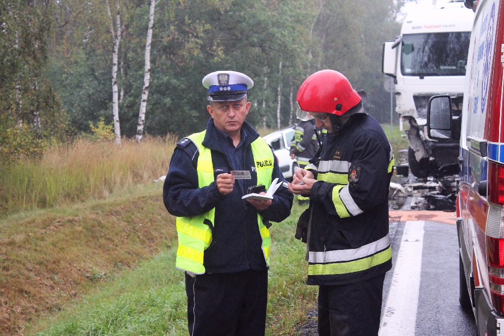 Na drodze nr 93 w okolicach Kawic doszło do śmiertelnego wypadku