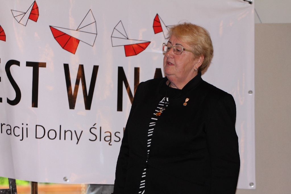 Legendarna tramwajarka Henryka Krzywonos gościła w Legnicy