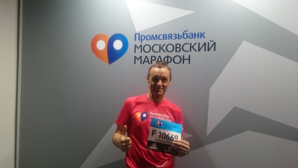 Legnicki biegacz wziął udział w moskiewskim maratonie