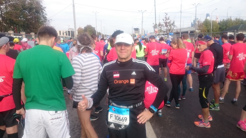 Legnicki biegacz wziął udział w moskiewskim maratonie