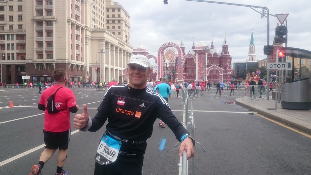 Legnicki biegacz wziął udział w moskiewskim maratonie