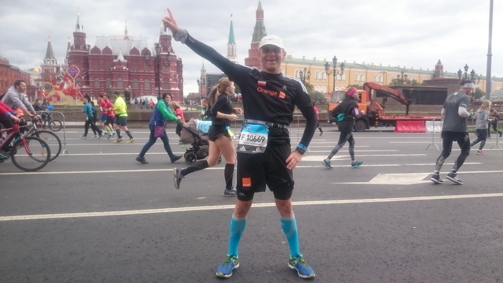 Legnicki biegacz wziął udział w moskiewskim maratonie