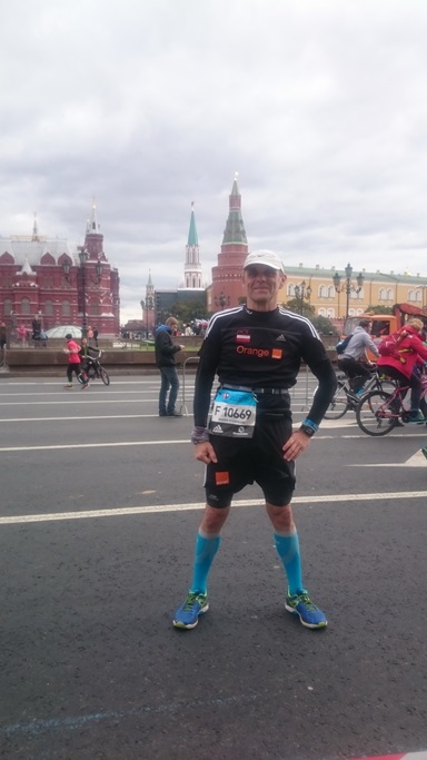 Legnicki biegacz wziął udział w moskiewskim maratonie