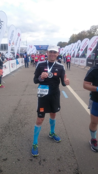 Legnicki biegacz wziął udział w moskiewskim maratonie